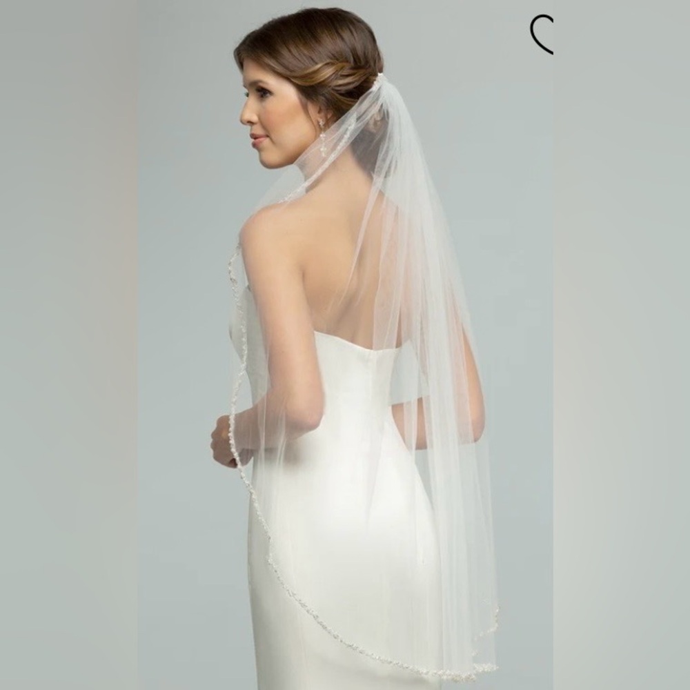 Beaded Wedding Veil